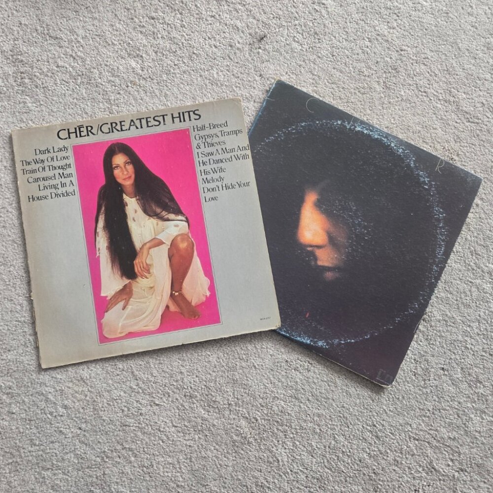 Cher Vinyl LP Record Album Set of 2 - Greatest Hits & Superpak